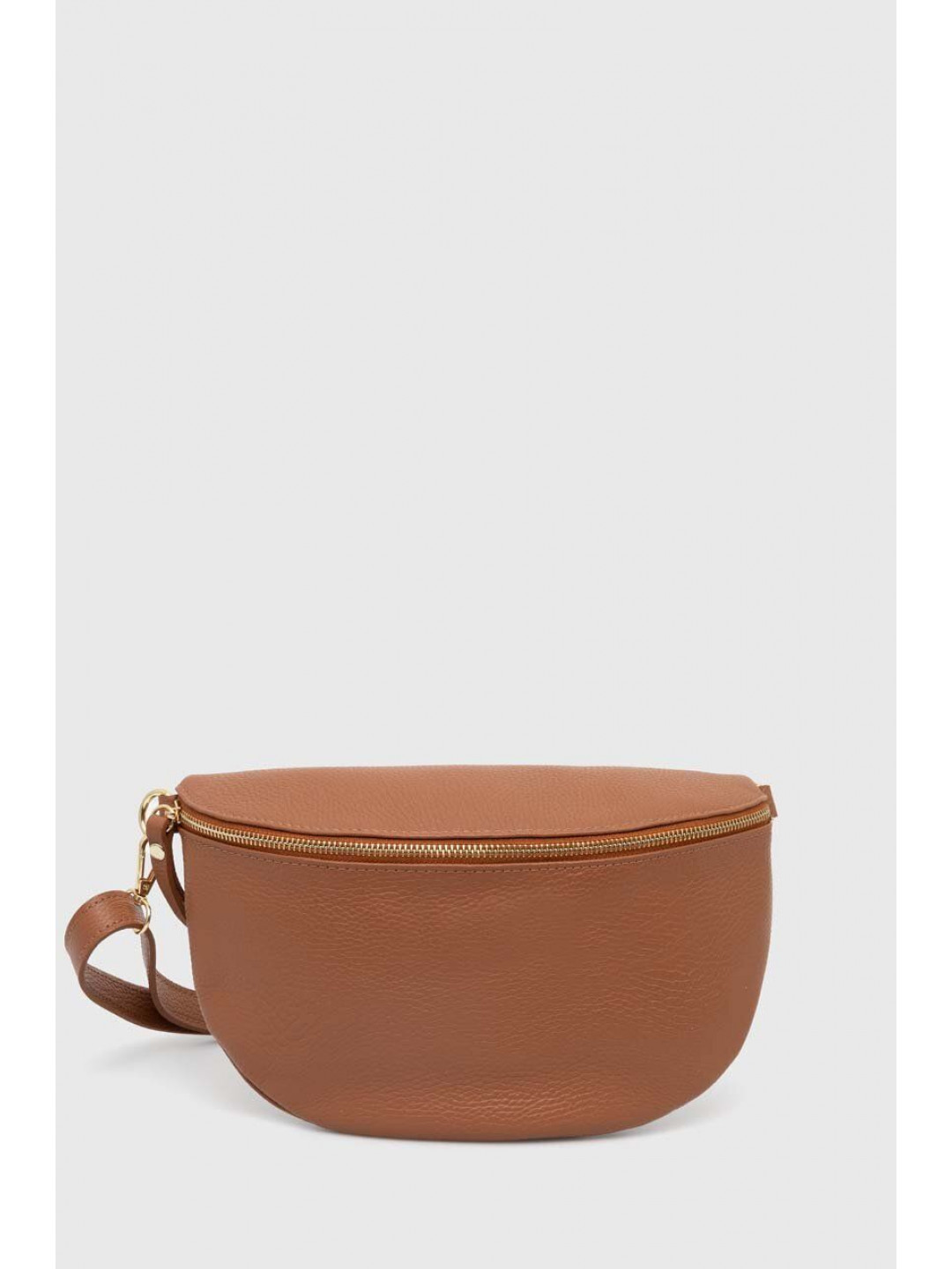 Kožená kabelka Answear LAB hnědá barva